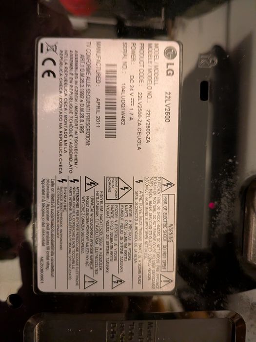 Televisão LG 22LV2500