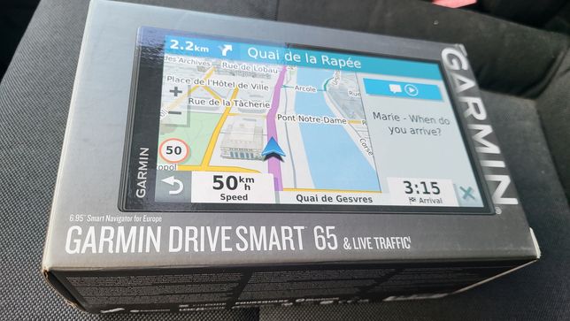 Nawigacja Garmin DriveSmart 65 w idealnym stanie