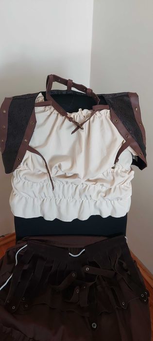 Stroj sredniowieczny dla kobiety larp rekonstrukcja przebranie