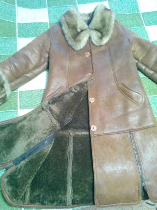 Зимняя дубленка зимняя