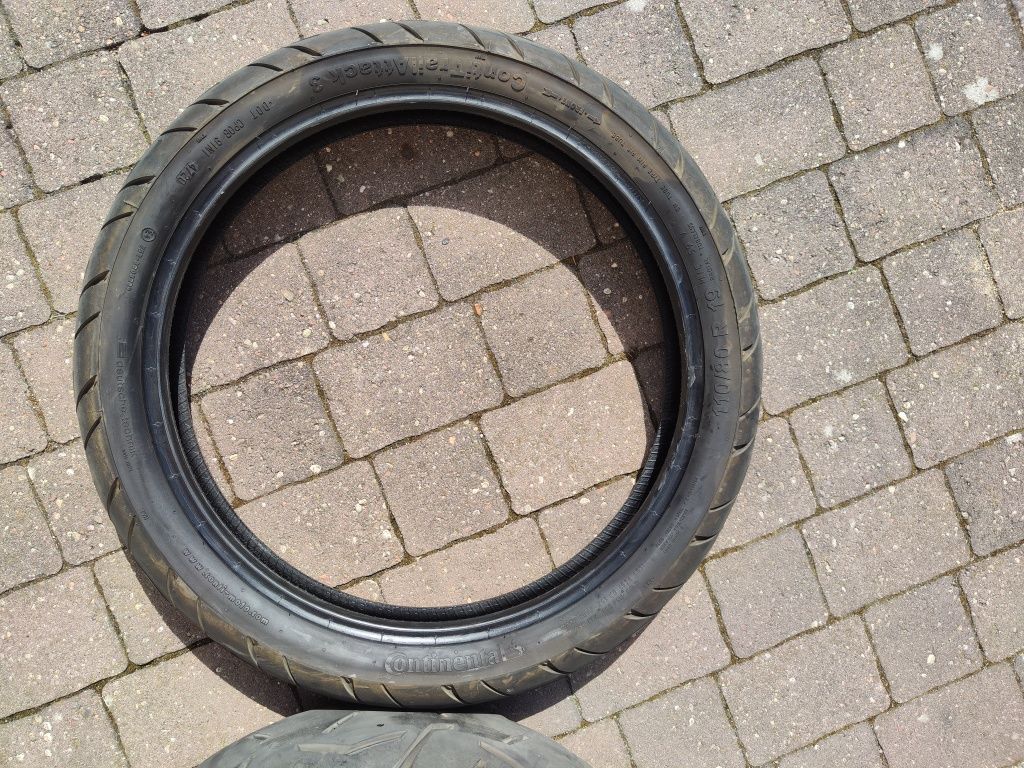 Komplet opon motocyklowych Continental - 110/80R19, 150/70R17