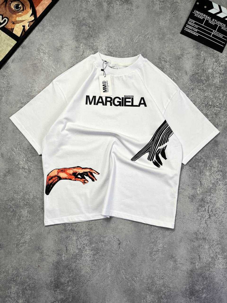 Футболка Maison Margiela Біла Оверсайз