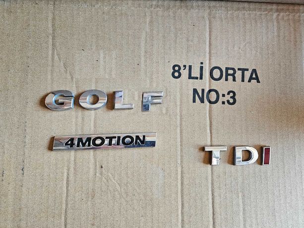 Эмблема - надпись Golf 7, Гольф VII