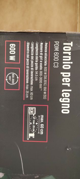 Torno mecânico Parkside NOVO