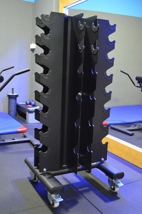 Stojak pionowy na Hantle HEX _ 14 Par_ na kółkach !!!