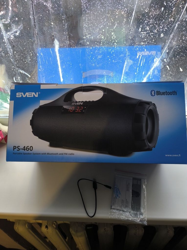 Портативная bluetooth колонка + FM радио