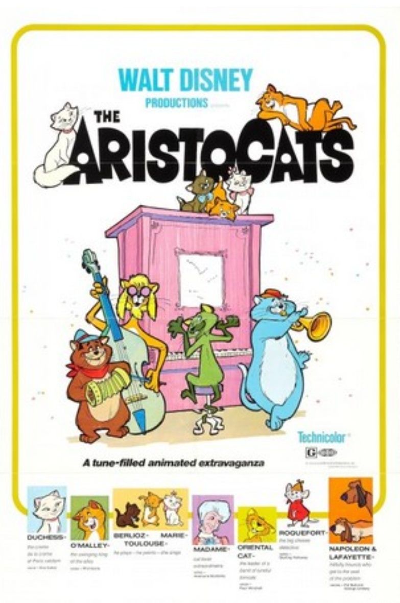 Bonecos /Figuras Monocromáticos "Os Aristogatos"