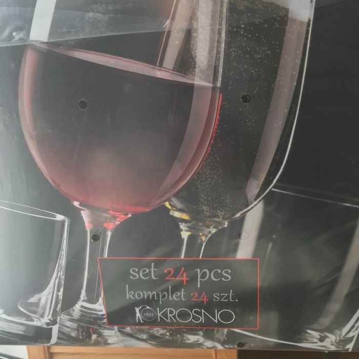 Zestaw LIMITED EDITION Quartet Krosno Szklanki i kieliszki zestaw 24/6