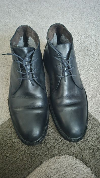 Черевики зимові 42-43 шкіра натуральне хутро