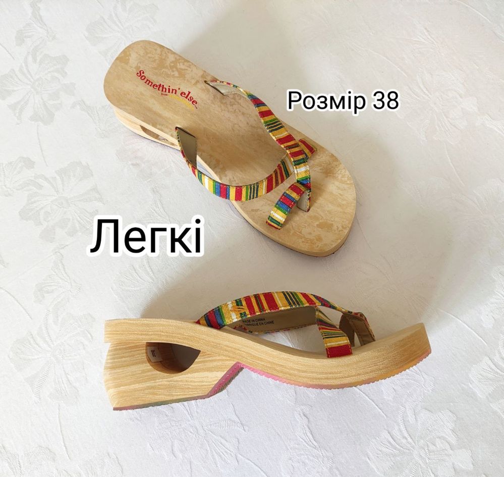 Легкі босоніжки Somethin' else, р.38, вʼєтнамки
