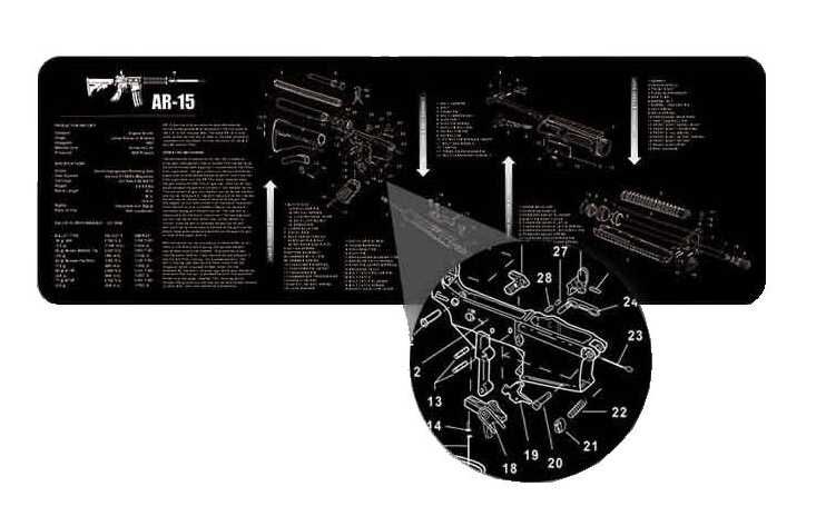 Mata do czyszczenia broni długiej AR 15 TANIO profesjonalna podkładka