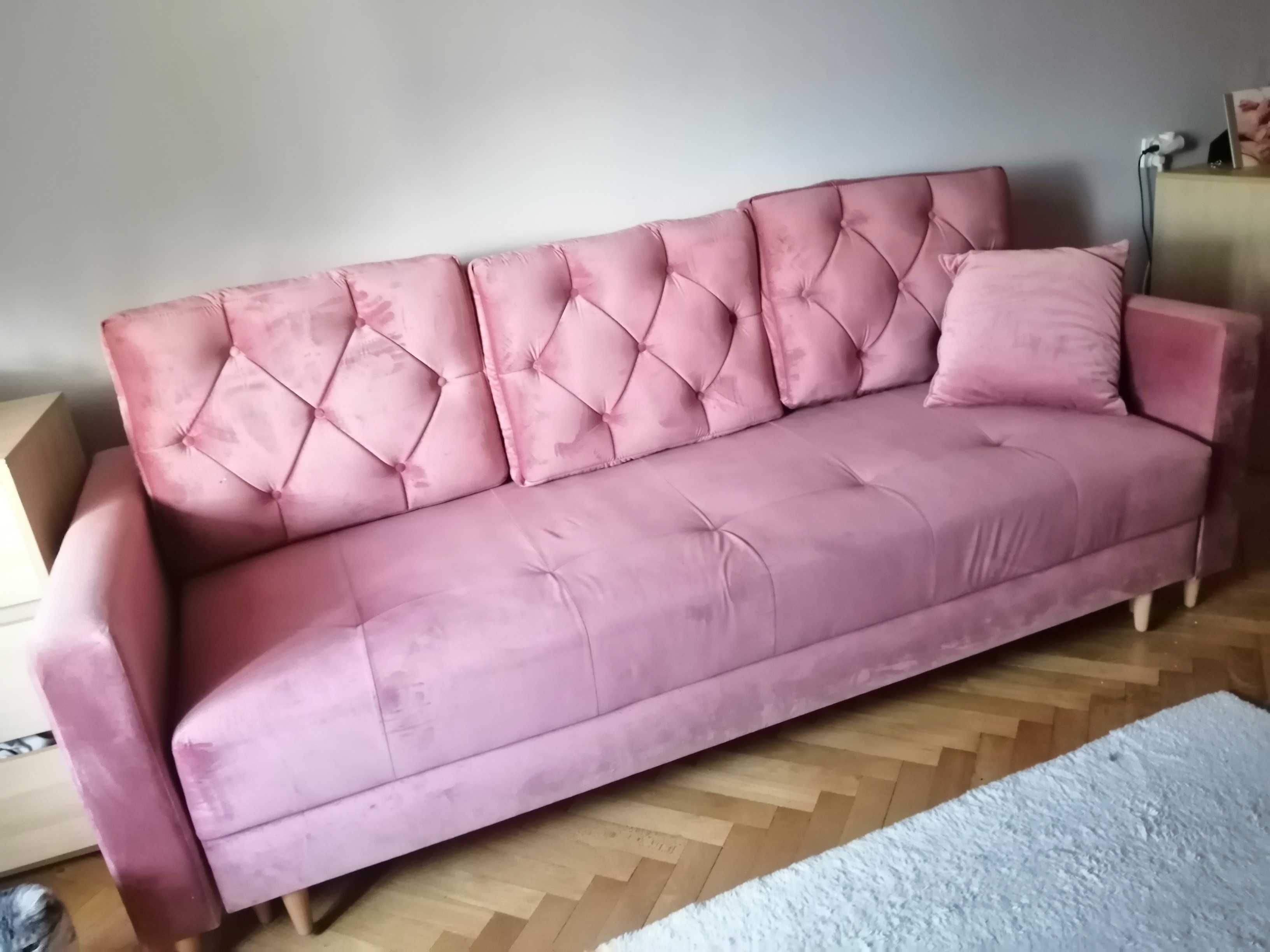 Sofa rozkładana z funkcją spania