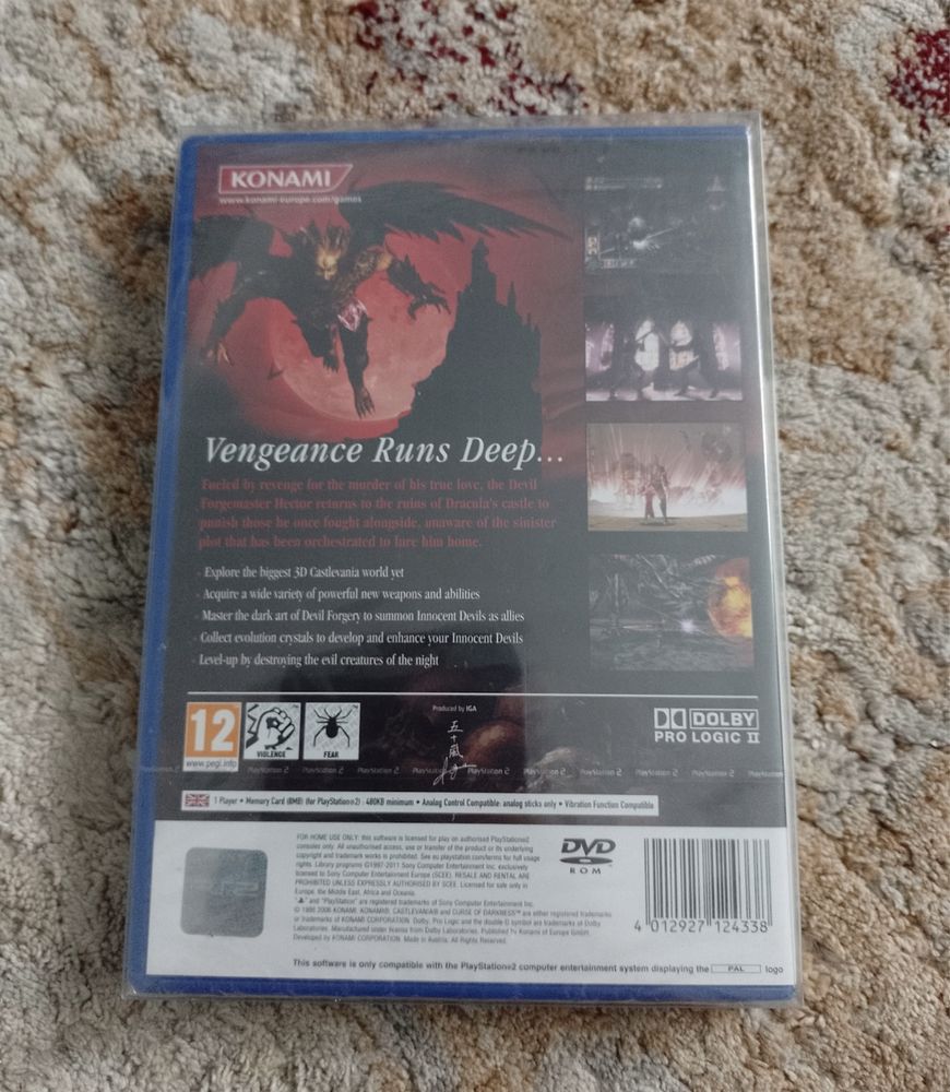 Castlevania Curse of Darkness PS2