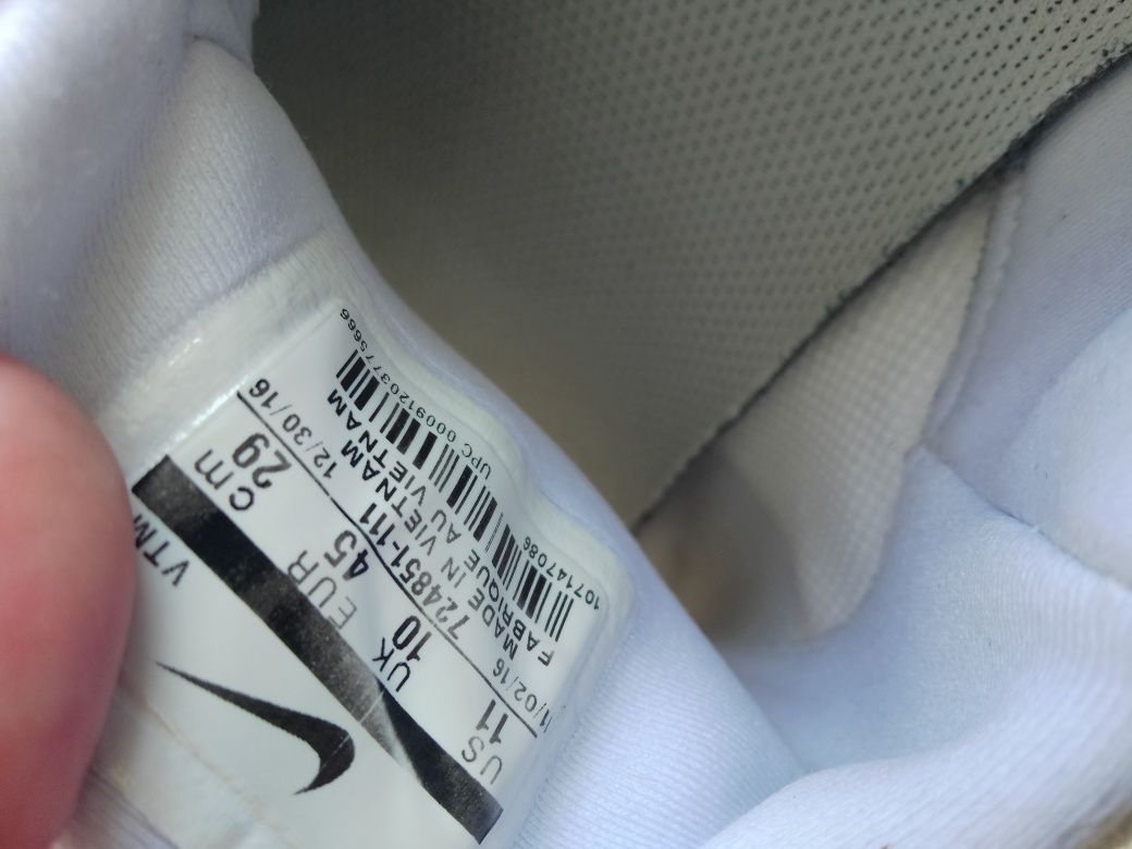 Nike Free Socfly White Sneakersy buty sportowe Streetwear Blockcore 45