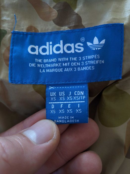 Adidas Originals (размер S/XS) Мужская парка пуховик зимний