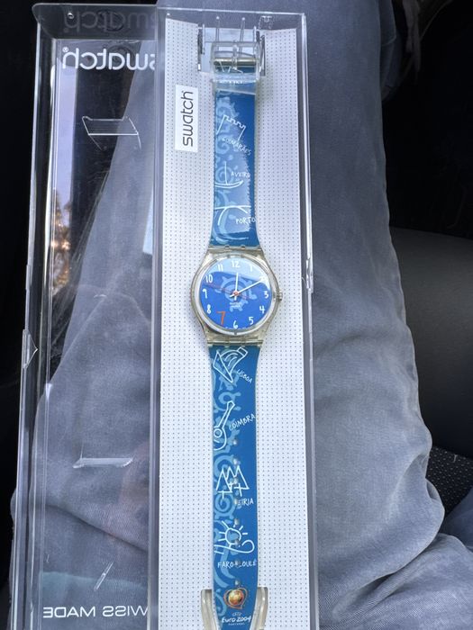 Relogio swatch Euro2004- na caixa