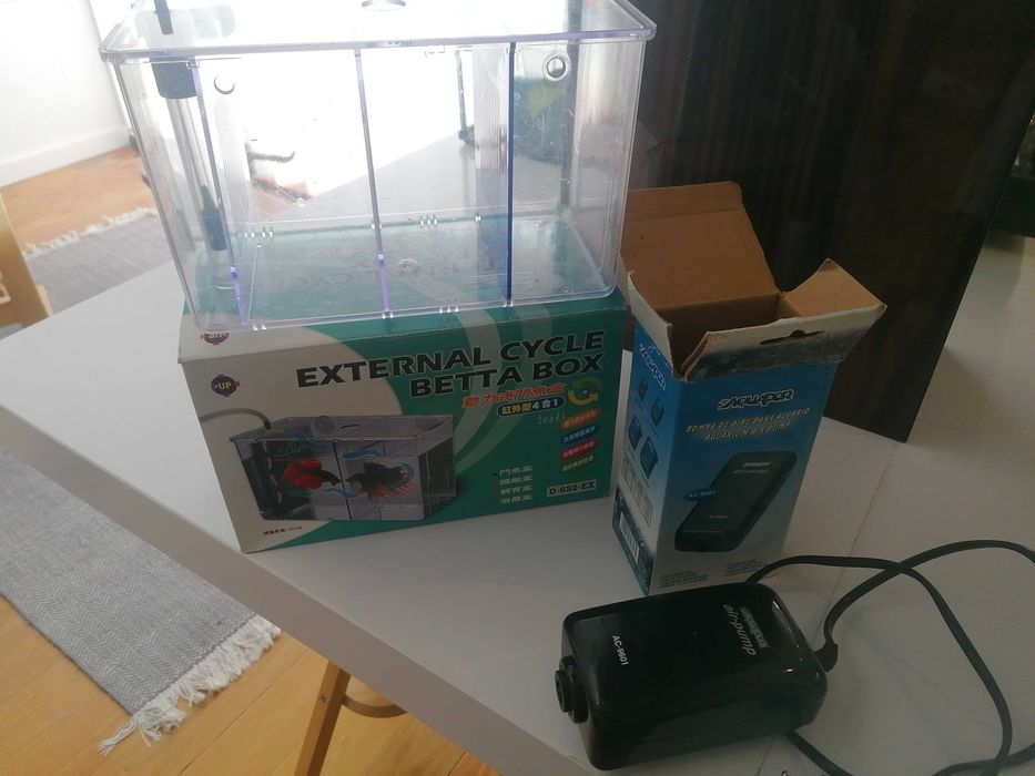 Caixa Betta 4 em 1 com bomba de ar