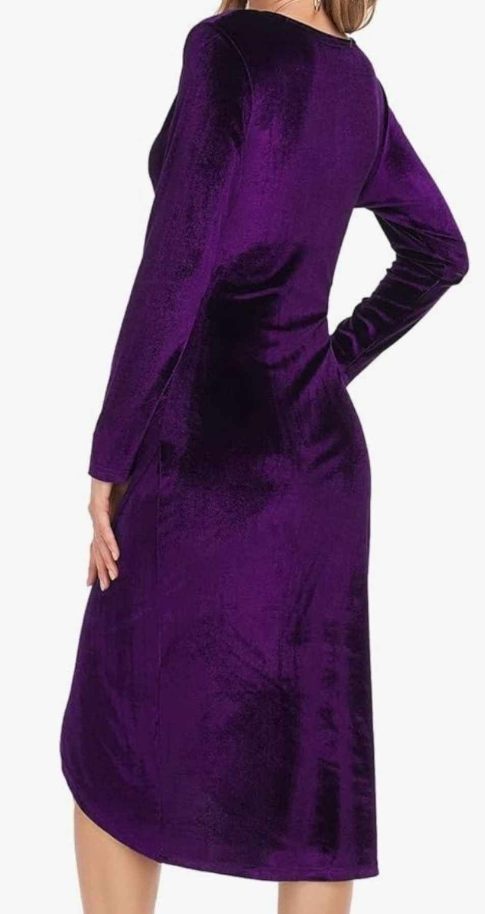 Welurowa sukienka