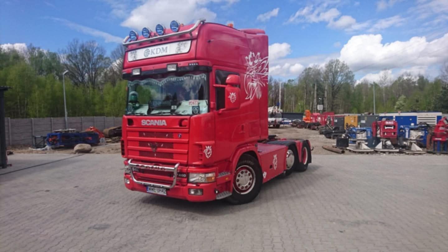 Scania 164L pusher 6x2