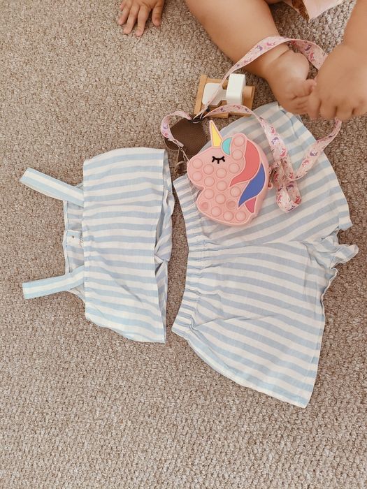 Komplet bawełniany bezrękawnik H&M 92