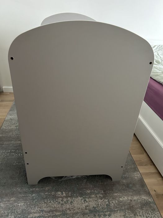 Łóżeczko IKEA GONATT szare 120x60