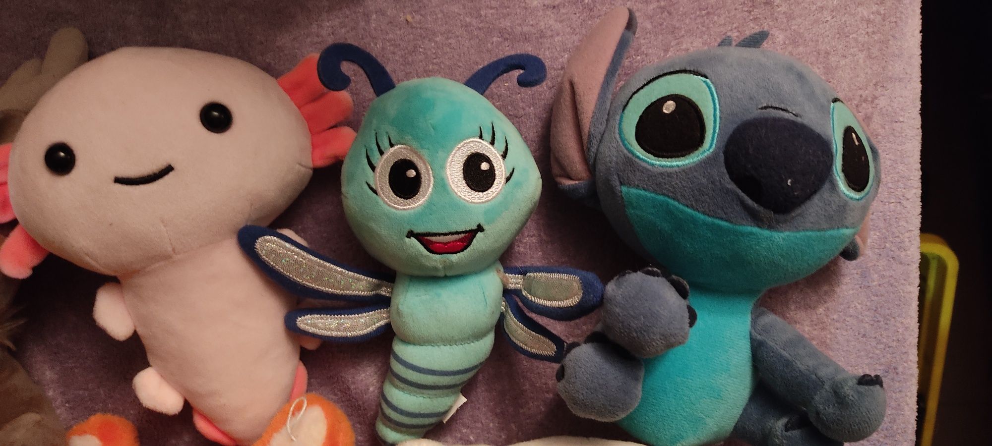 Lidl Biedronka:Akselot, ważka Pluto, Stitch, Renifer, kot i lis
