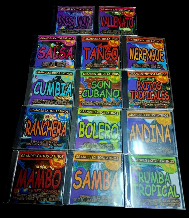14 CDs Éxitos Latinos