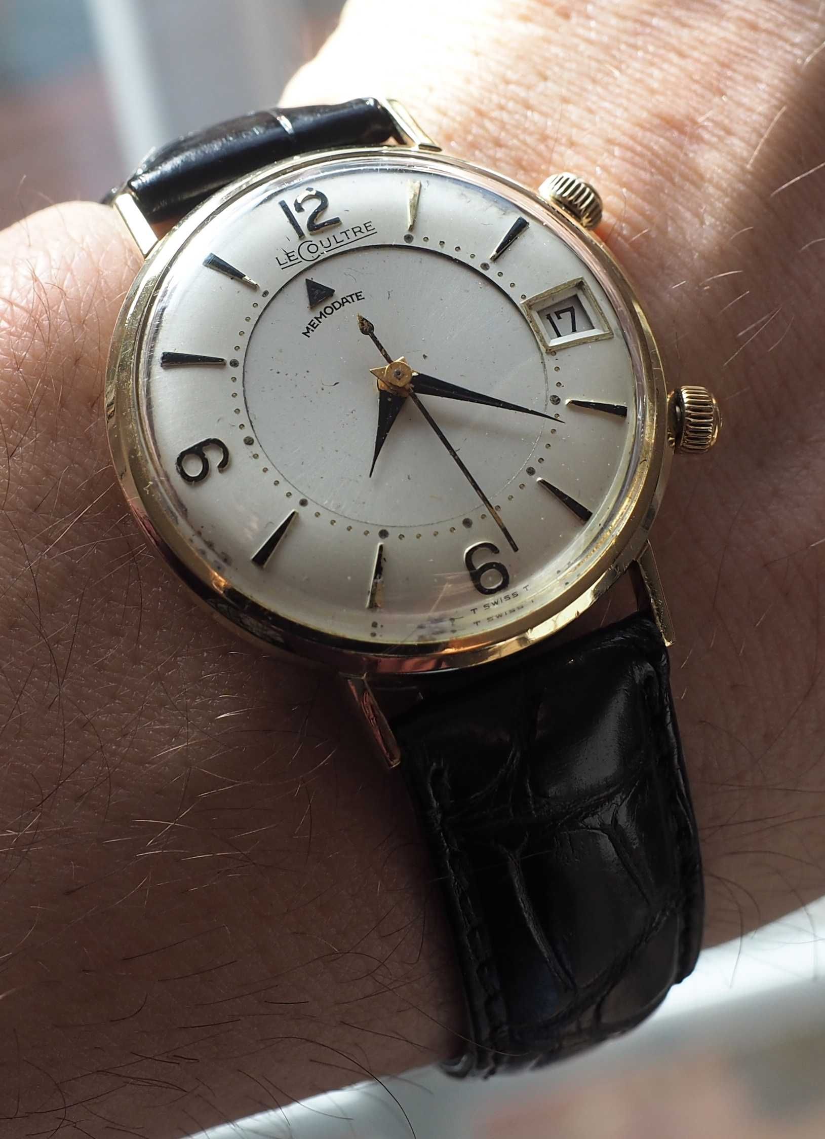 JLC - Jaeger-LeCoultre Memovox Date - 14k złoto