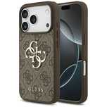 Etui Guess 4G Big Logo do iPhone 17 Pro - brązowe