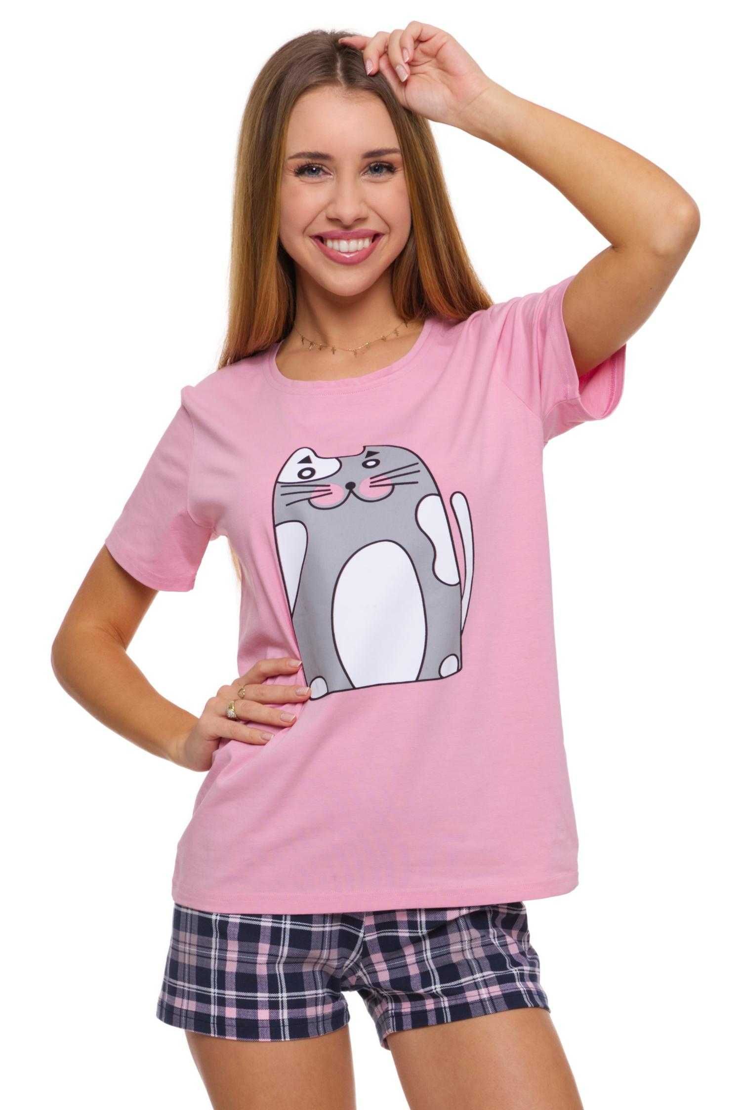 Piżama damska bawełniana Kot Kotek XL 42