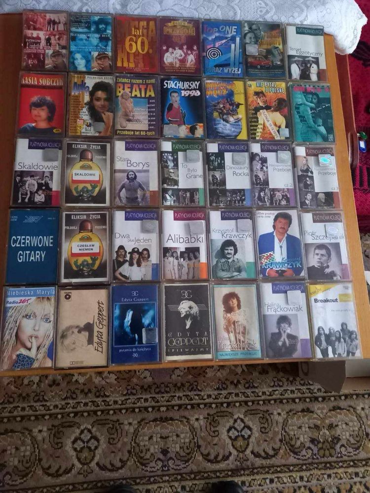 !OPIS! Kasety czerwone gitary,krzysztof krawczyk,maanam, itd.