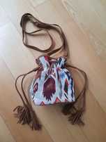Mała kolorowa torebka/worek BOHO