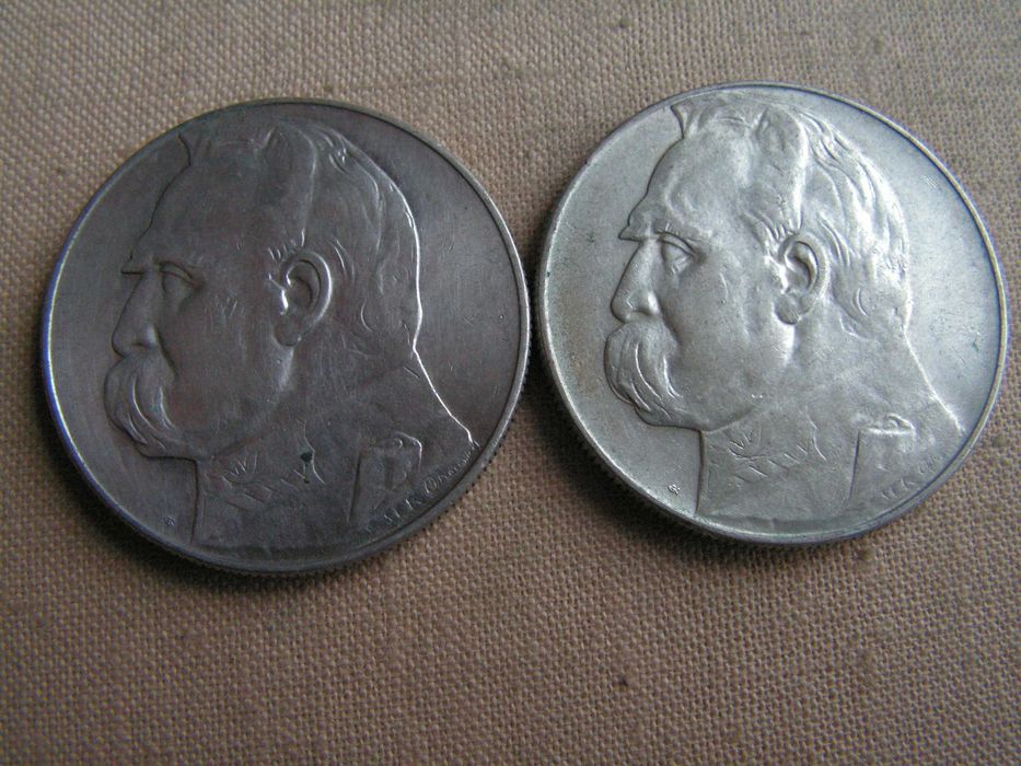 10 zł Piłsudski z 1935 / 36 roku, srebro, ładne