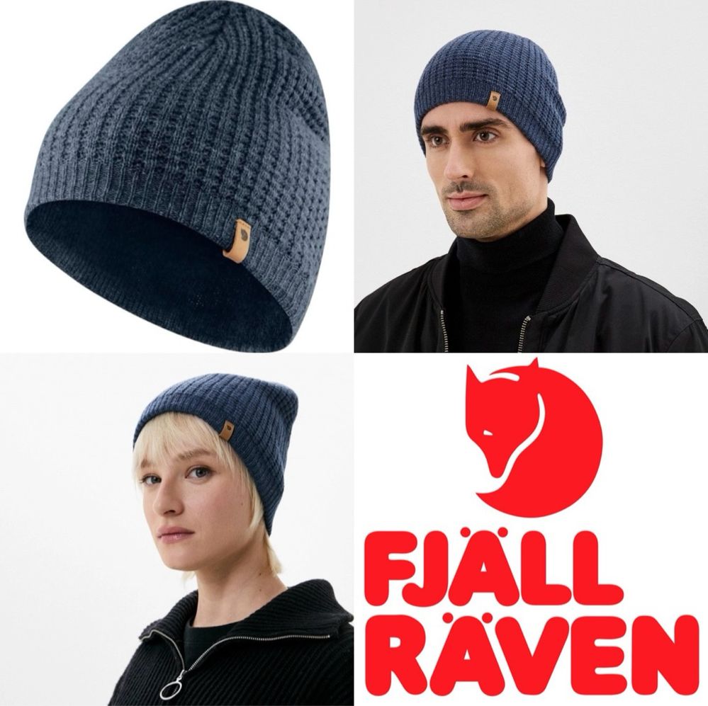 Шапка Fjallraven Structure Beanie оригінал кольори в наявності