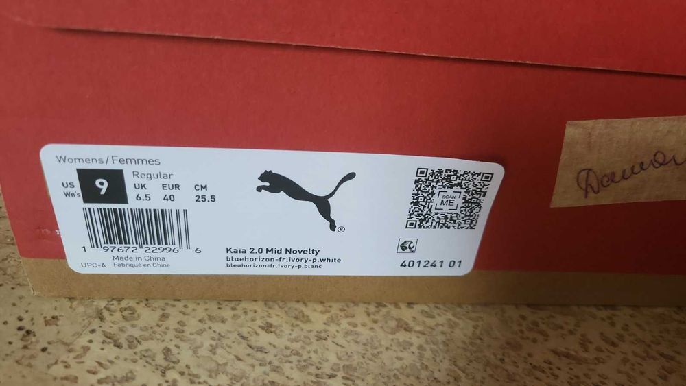 Нові жіночі хайтопи Puma Kaia 2.0 Novelty Mid Top Sneakers розмір 9 US