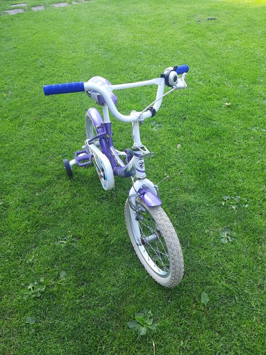 Rowerek 16 calowy z kołkami bocznymi