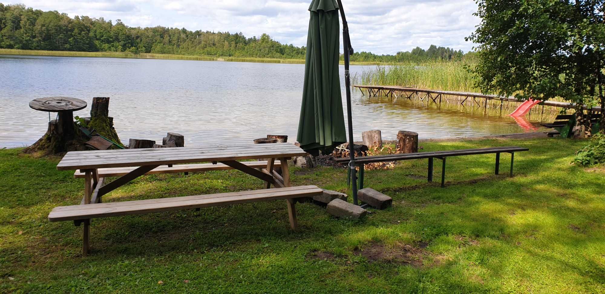 Wolne terminy 07-18.07, 17-31.08, 01-05.08 Domek nad jeziorem pomost