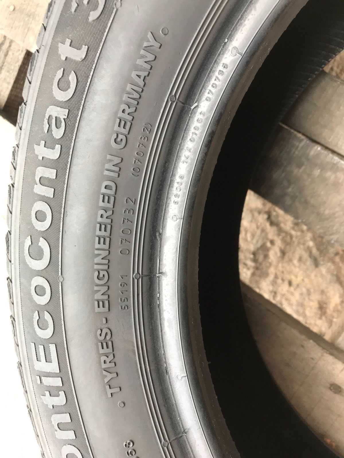 Шини Continental Eco 3 185/65R15 Комплект Літо Б/у Склад Оригінал