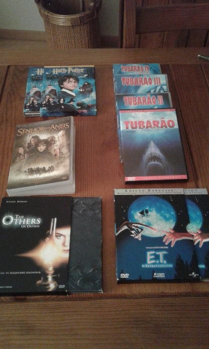 Dvds originais alguns selados//ET/Mumia/Portugal/coca-cola/etc