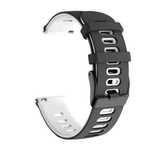 pasek do garmin 22 mm czarno - biały