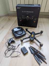 Продам дрон квадрокоптер Hubsan H501S FPV black HD camera монітор 4.3