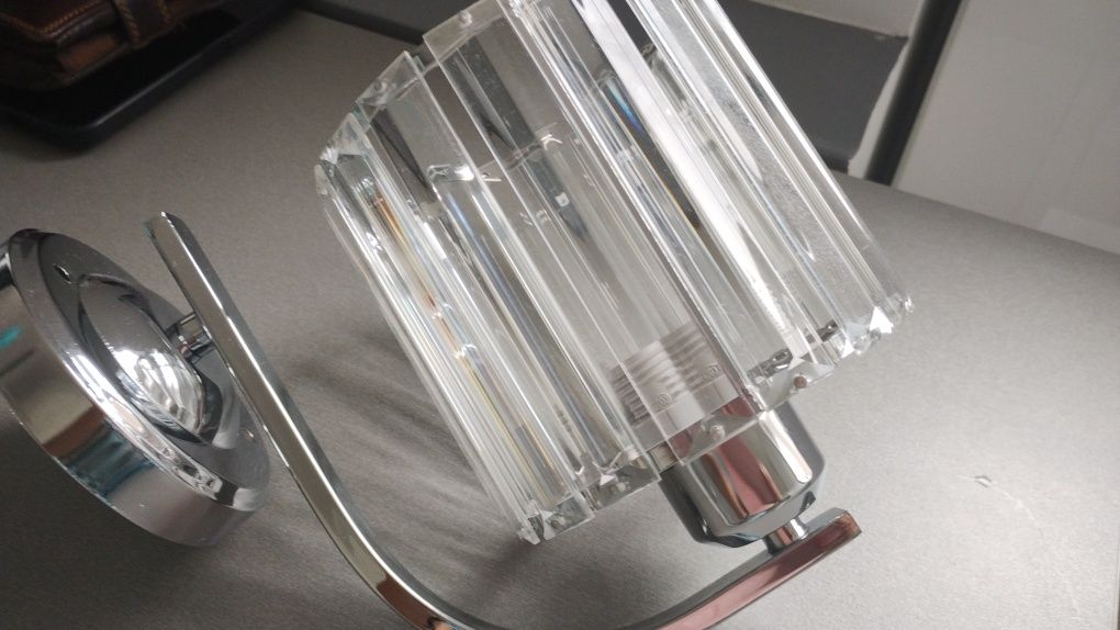 Lampa kryształowa kinkiet