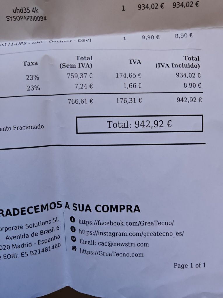 Projector optoma UHD 35 4k Ultra HD nativo, fatura e garantia
