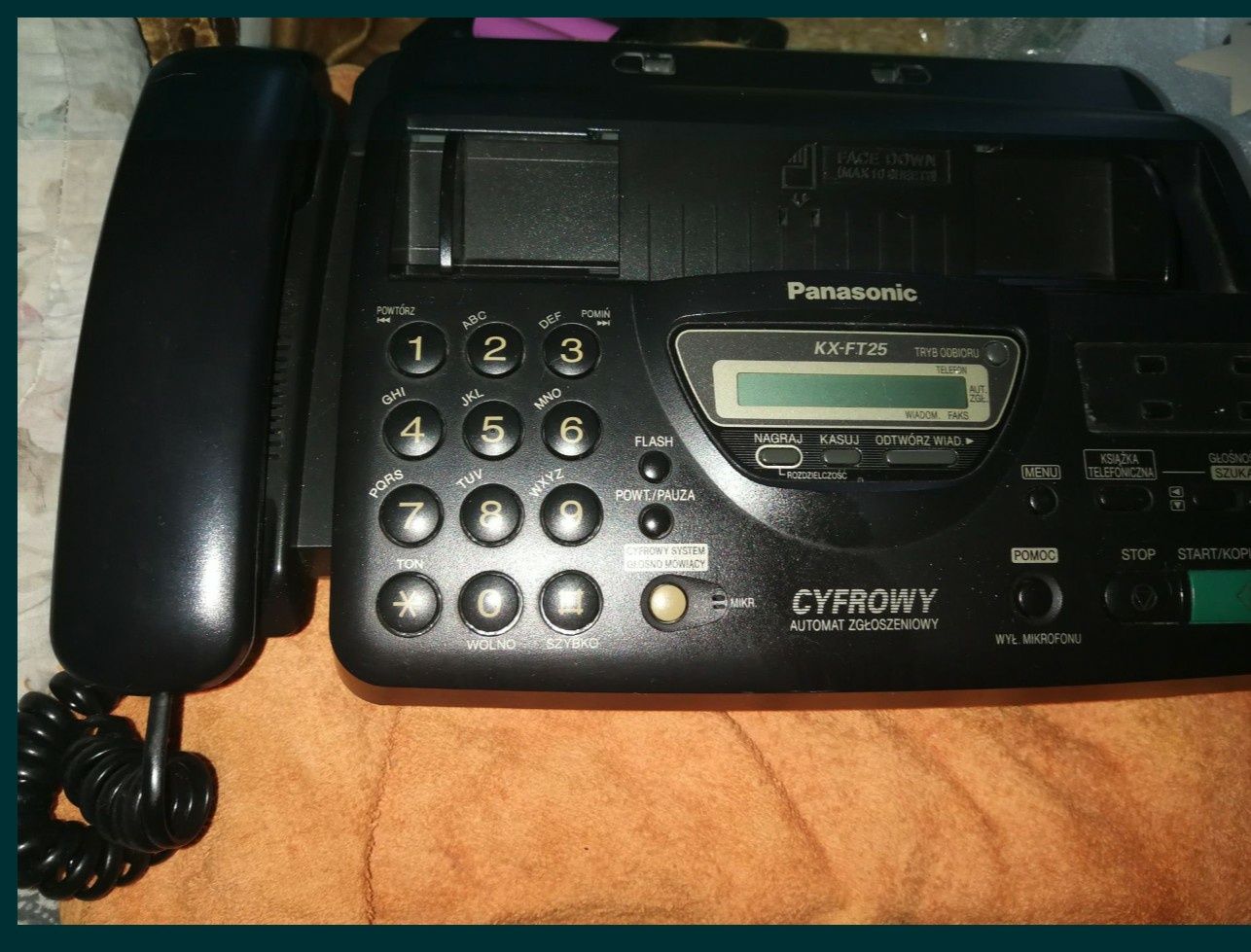 Panasonic KX-FT25 na części.