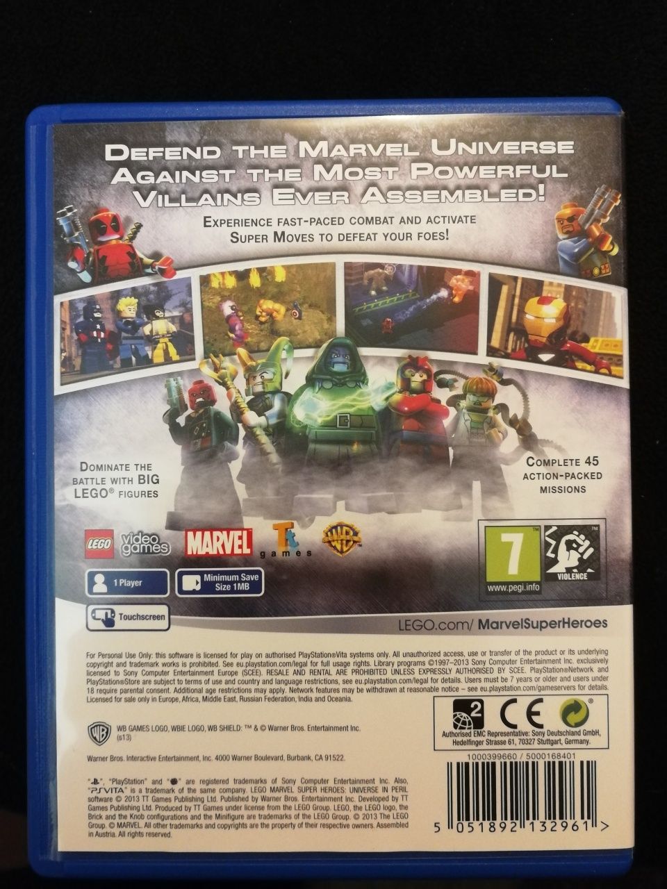 Lego Marvel Super Heroes PS Vita