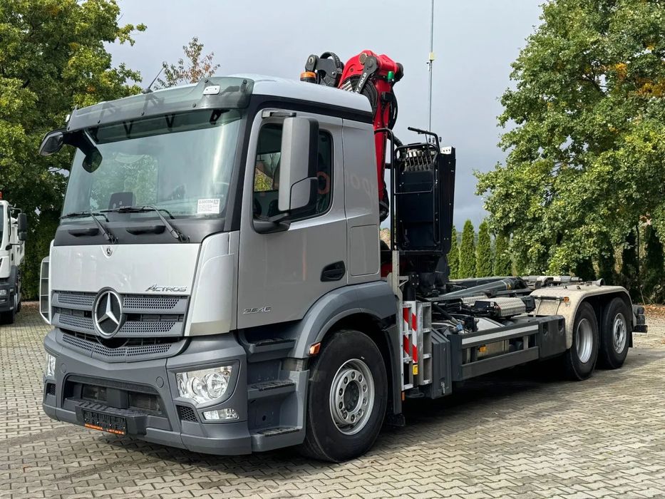 Mercedes-Benz ACTROS 2546 6x2 HAKOWIEC Z HDS PALFINGER  MEILLER RS 21.55 | Epsilon Q150Z95TR | TOP | Z Niemiec |