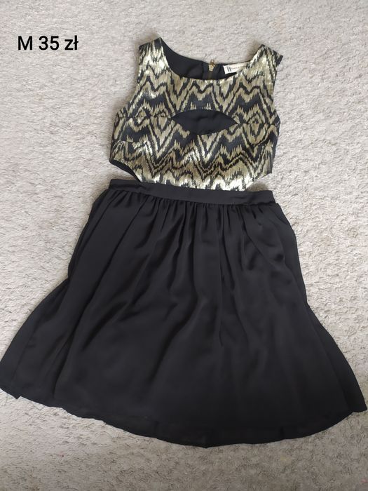 Śliczna sukienka rozmiar M świąteczna, sylwestrowa, wieczorowa