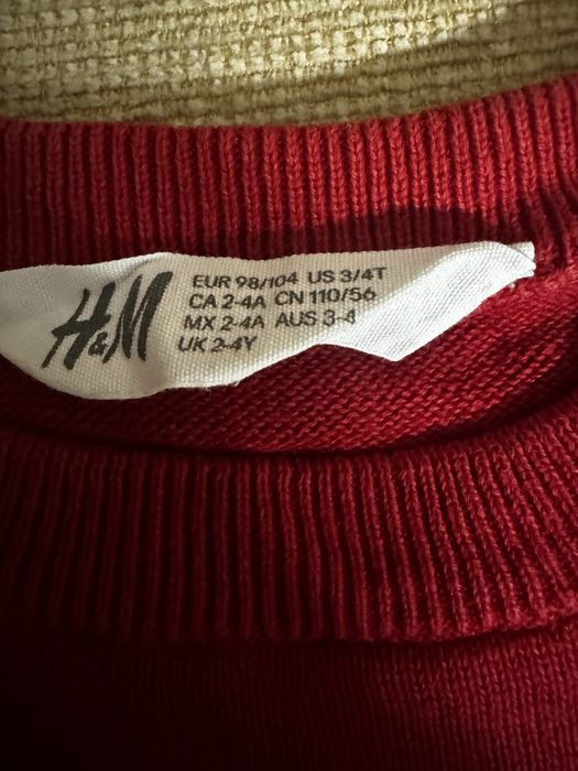 Светр дитячий новорічний h&m