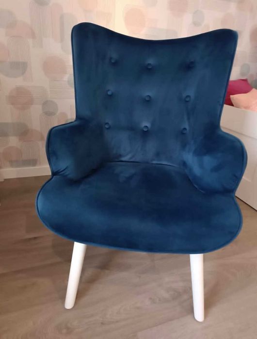 Vendo cadeirões azuis