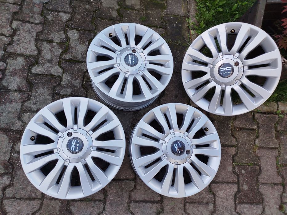Felgi aluminiowe 4x100 Dacia 15 Sandero Logan Dokker Lodgy Stepway alu